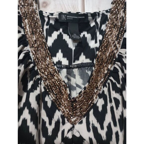 Inc International Concepts Dress Ladies 3x Sleeveless Beaded‎ - Picture 4 of 7